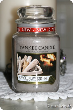 Yankee Candle “Crackling Wood Fire”